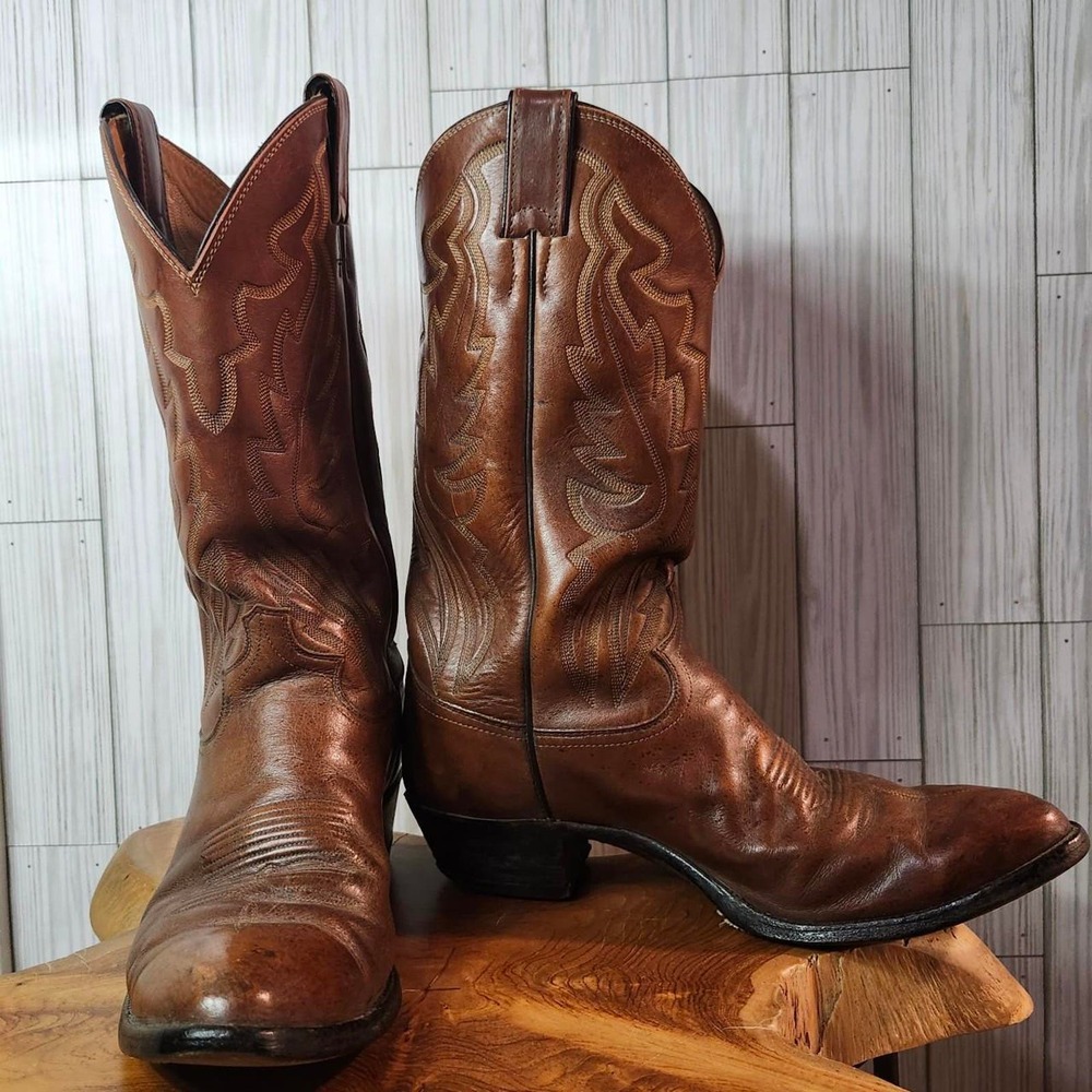 Classic Brown Leather Men's Boots